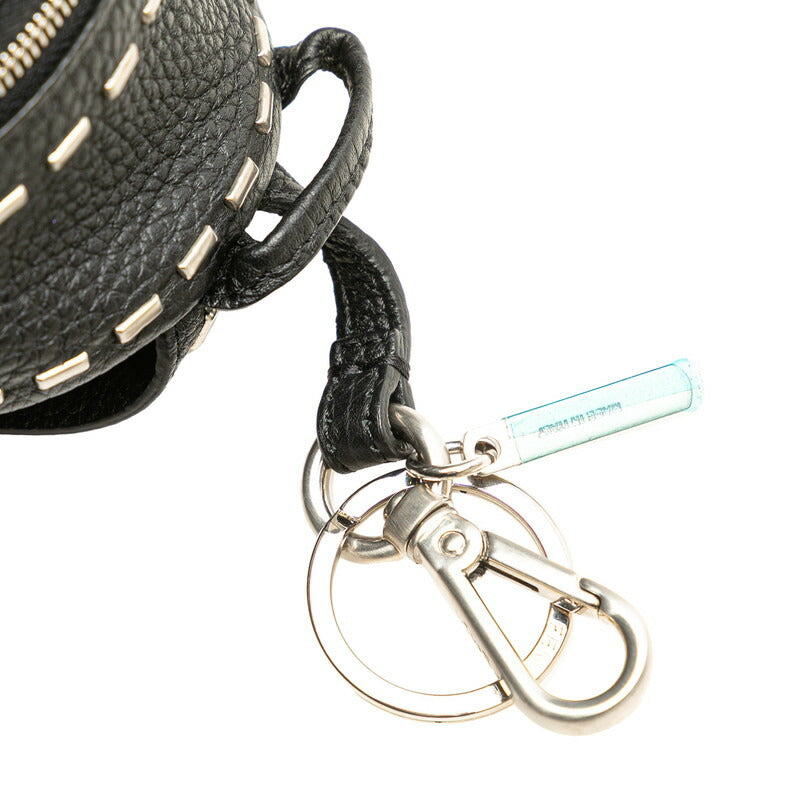 Fendi 7AR471 Leather Backpack Key Holder Bag Charm Pouch