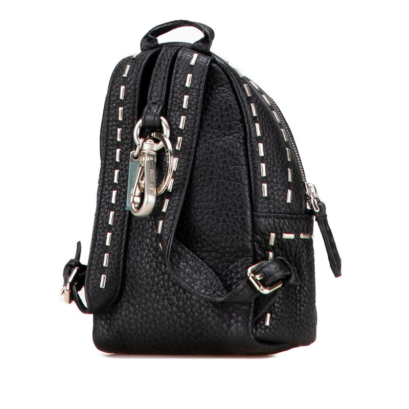 Fendi 7AR471 Leather Backpack Key Holder Bag Charm Pouch