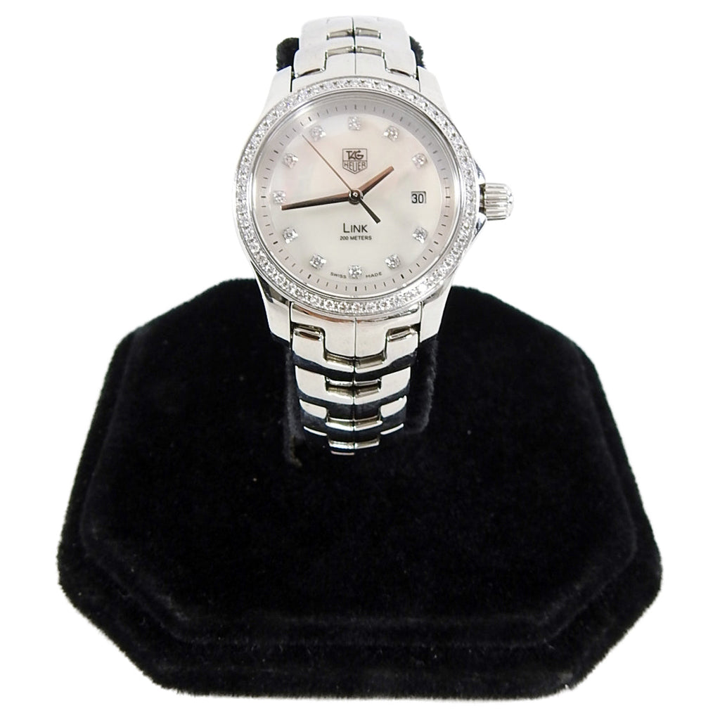 Tag Heuer Link Lady Diamond Bezel 27mm Stainless Watch