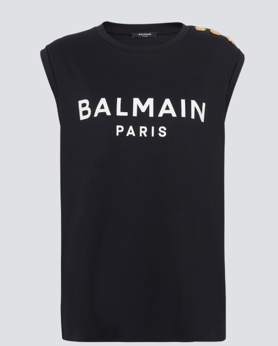 BALMAIN PARIS WOMEN'S TANK TOP