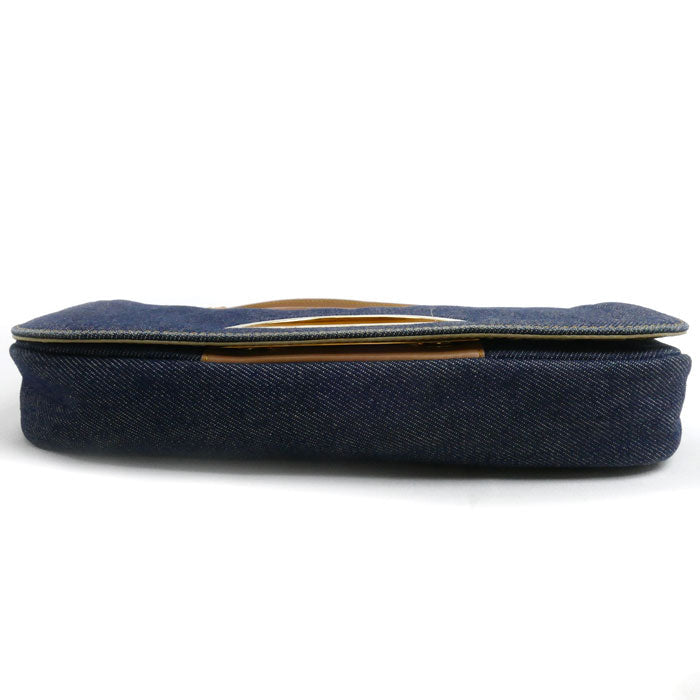 Christian Dior Maris Pearl Denim Shoulder Bag