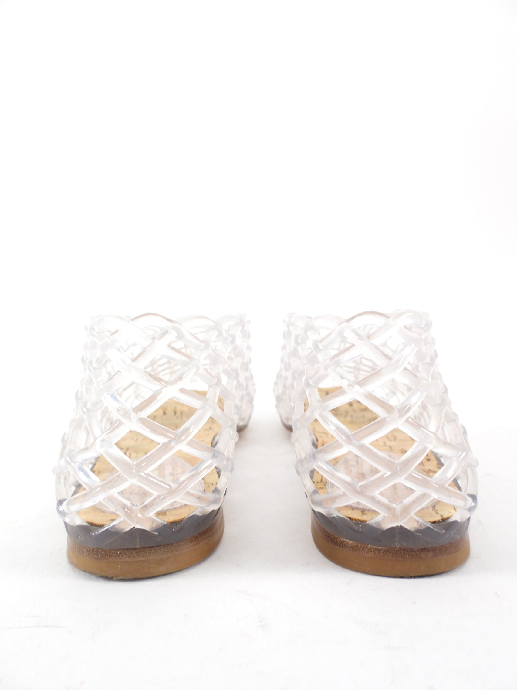 The Row Mara Clear Jelly Flat Shoes - 37