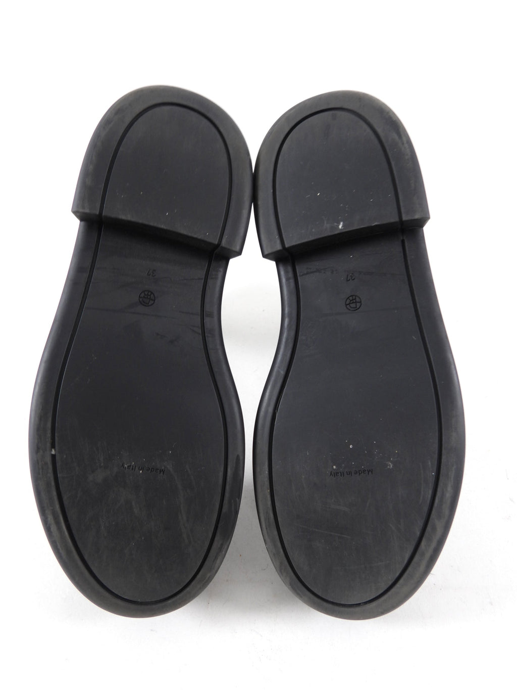 The Row Black Nylon Zipped Ankle Boots - 37