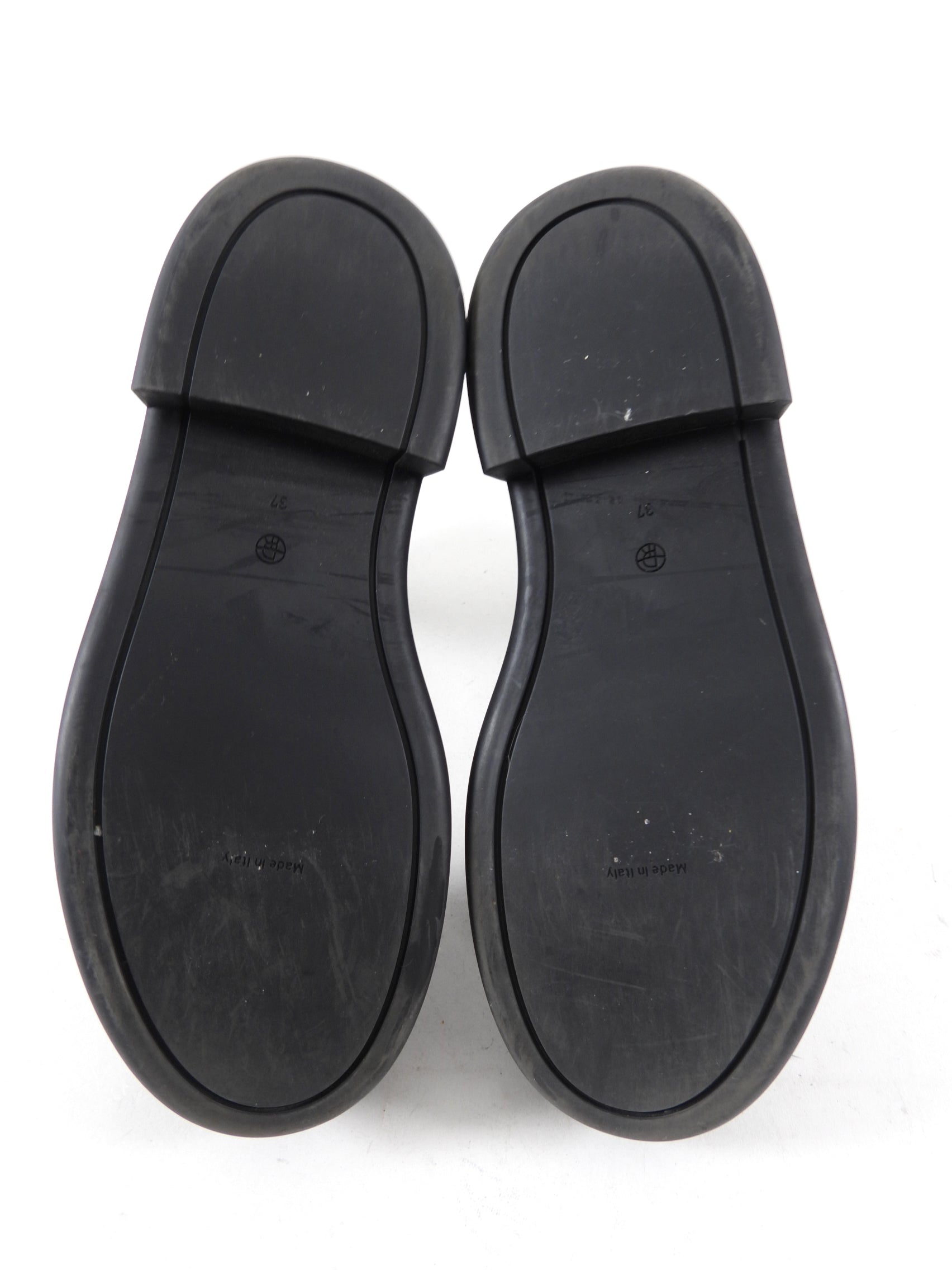 The Row Black Nylon Zipped Ankle Boots - 37