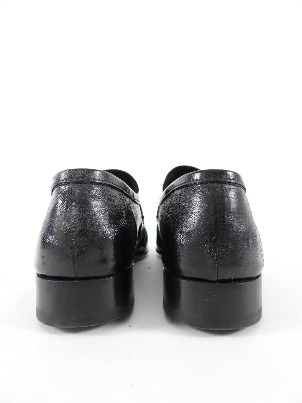 The Row Black Soft Loafer in Eel- 36.5
