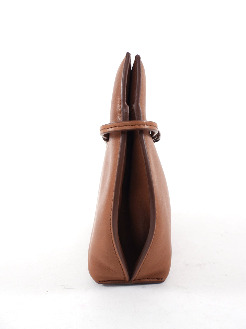 The Row Brown Soft Calfskin Sienna Clutch Bag
