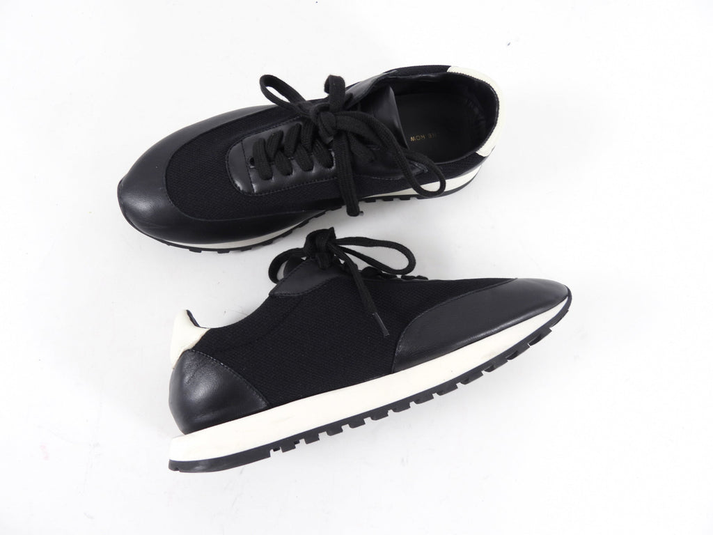 The Row Black and White Owen Sneakers - 37