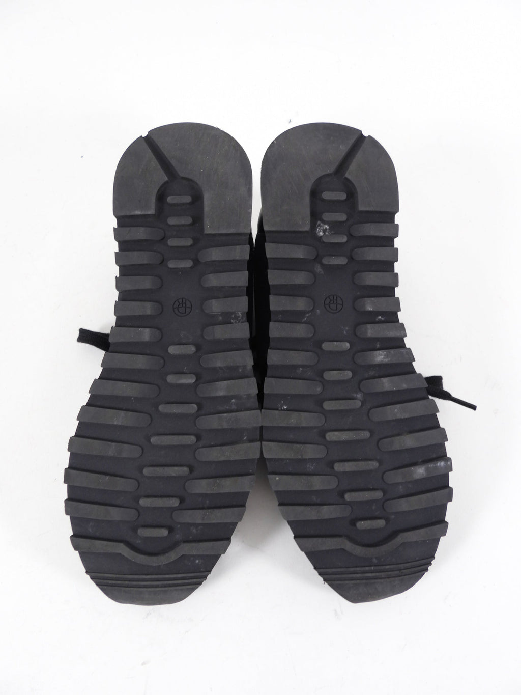 The Row Black and White Owen Sneakers - 37