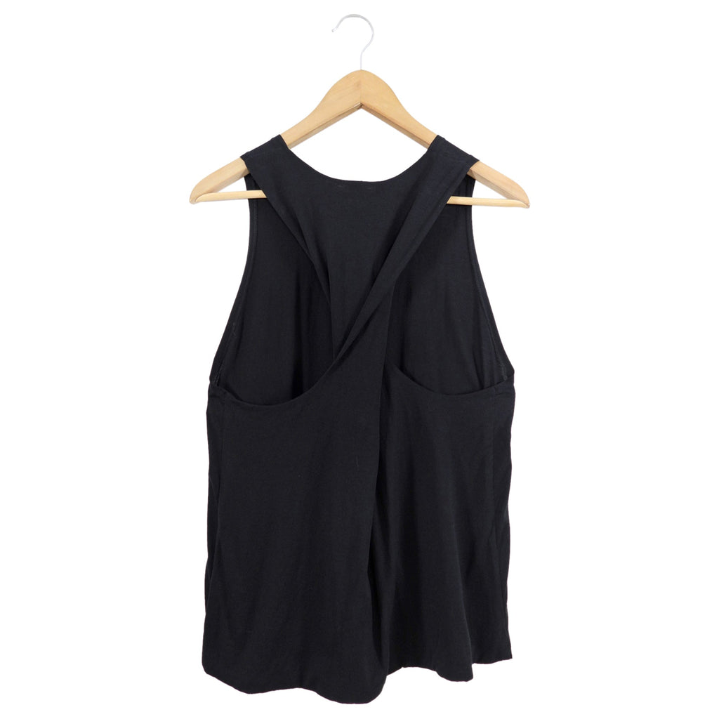 The Row Black Light Twist Racer Back Tank Top - L