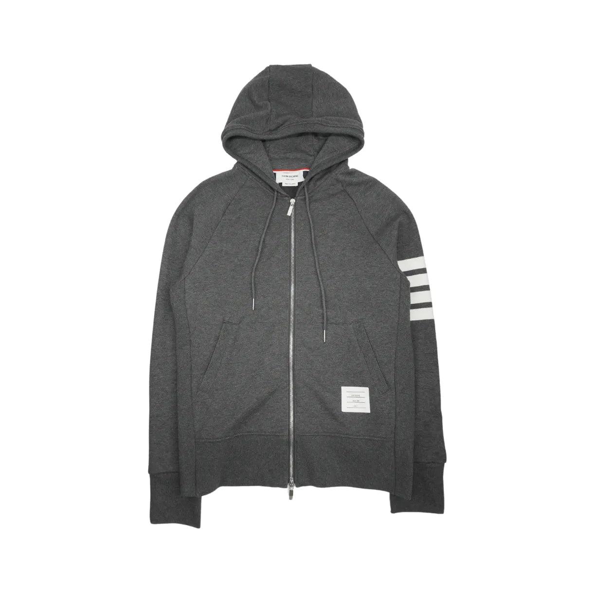 Thom Browne Zip-Up Hoodie - Men's 5