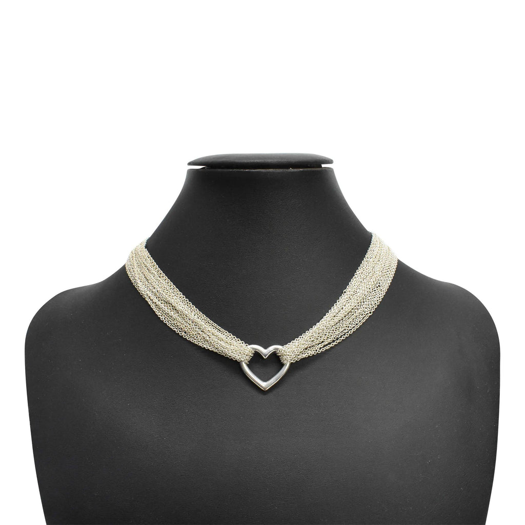 Tiffany & Co. Open Heart Necklace