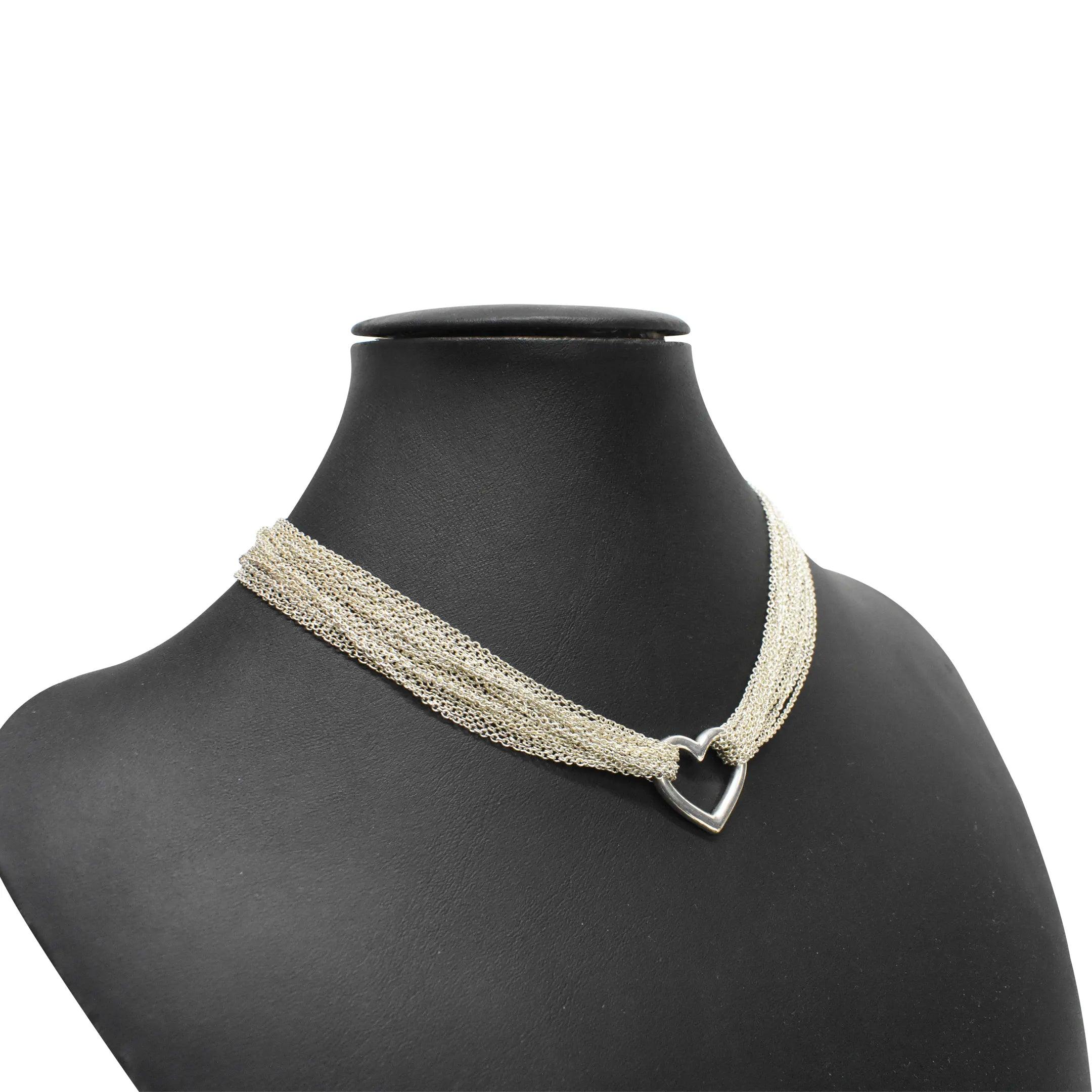 Tiffany & Co. Open Heart Necklace