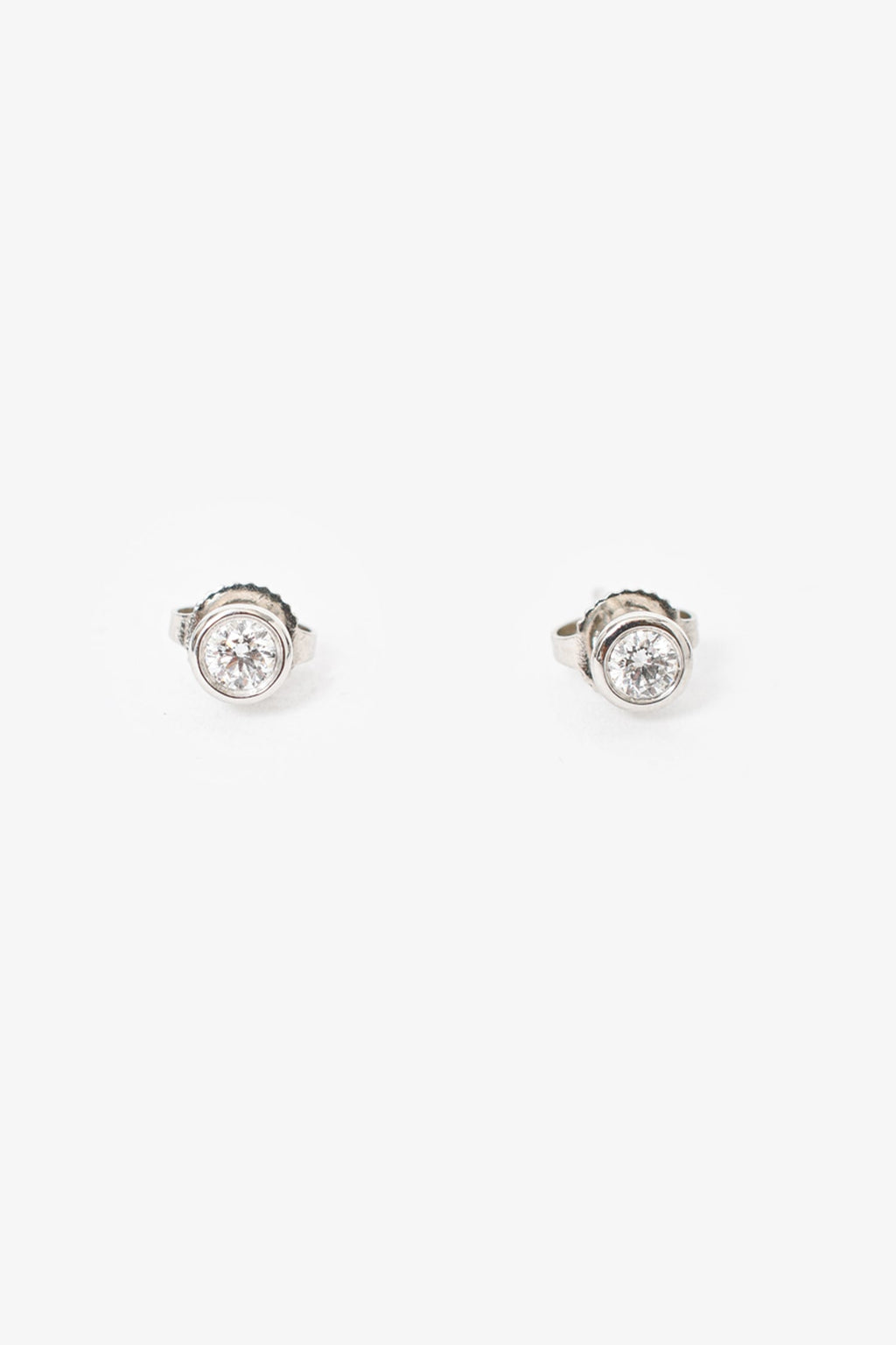 Tiffany & Co. Elsa Peretti Platinum Diamonds by the Yard Earrings