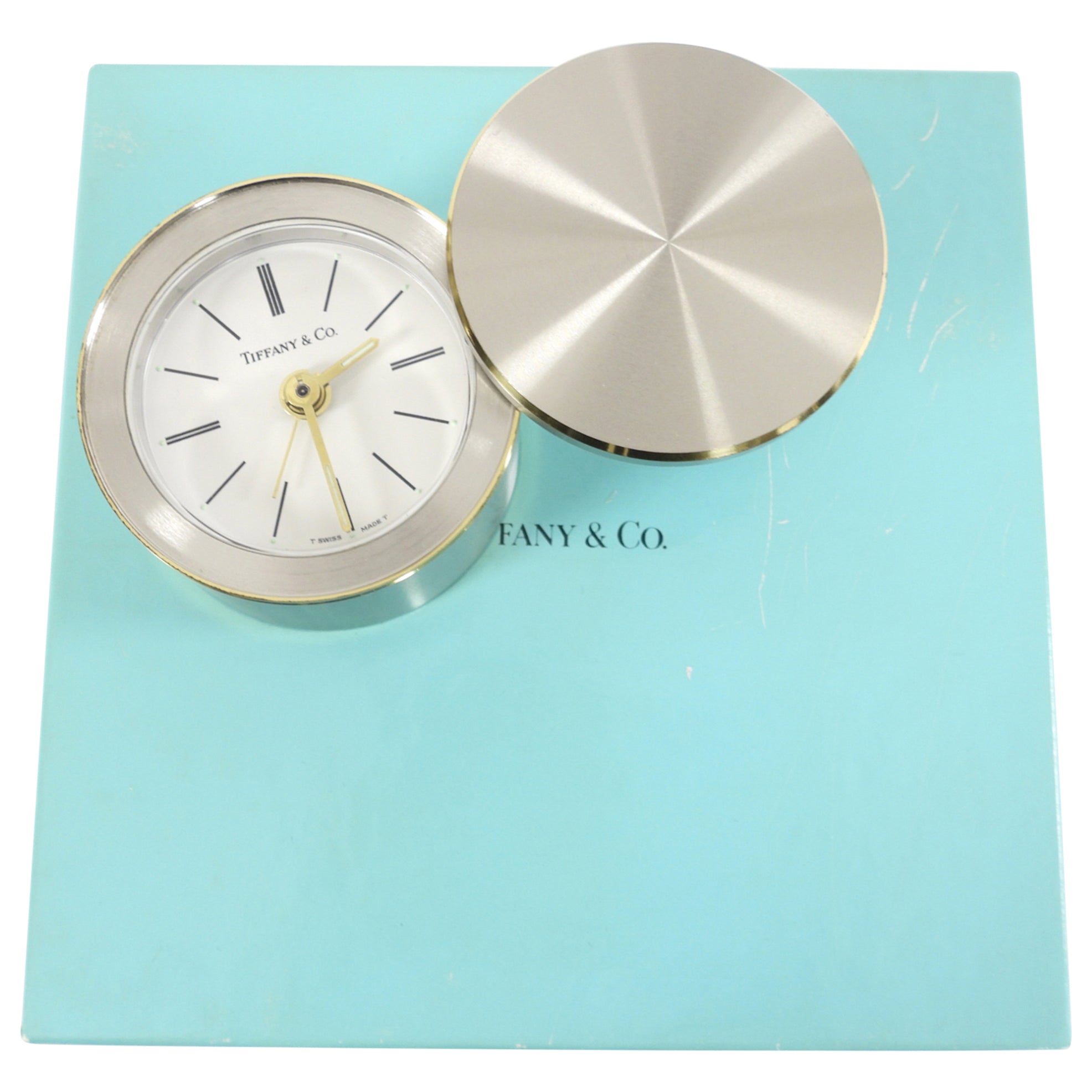 Tiffany & Co. Travel Alarm Clock / Desk Clock