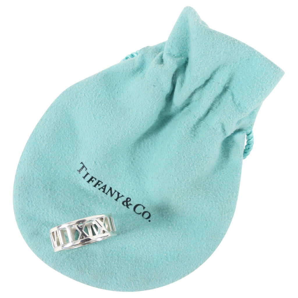 Tiffany and Co. Sterling Silver Open Atlas Ring - 5