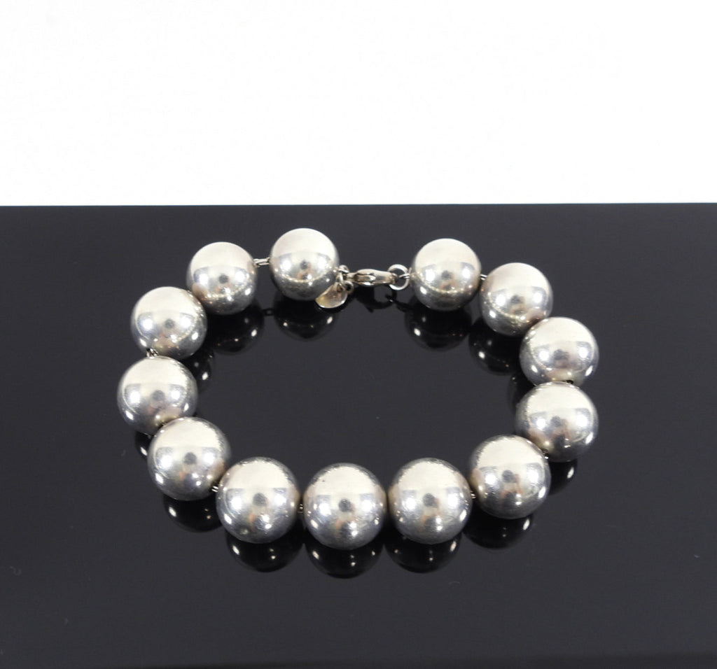 Tiffany & Co.  Sterling Silver 14mm Ball Bead Bracelet