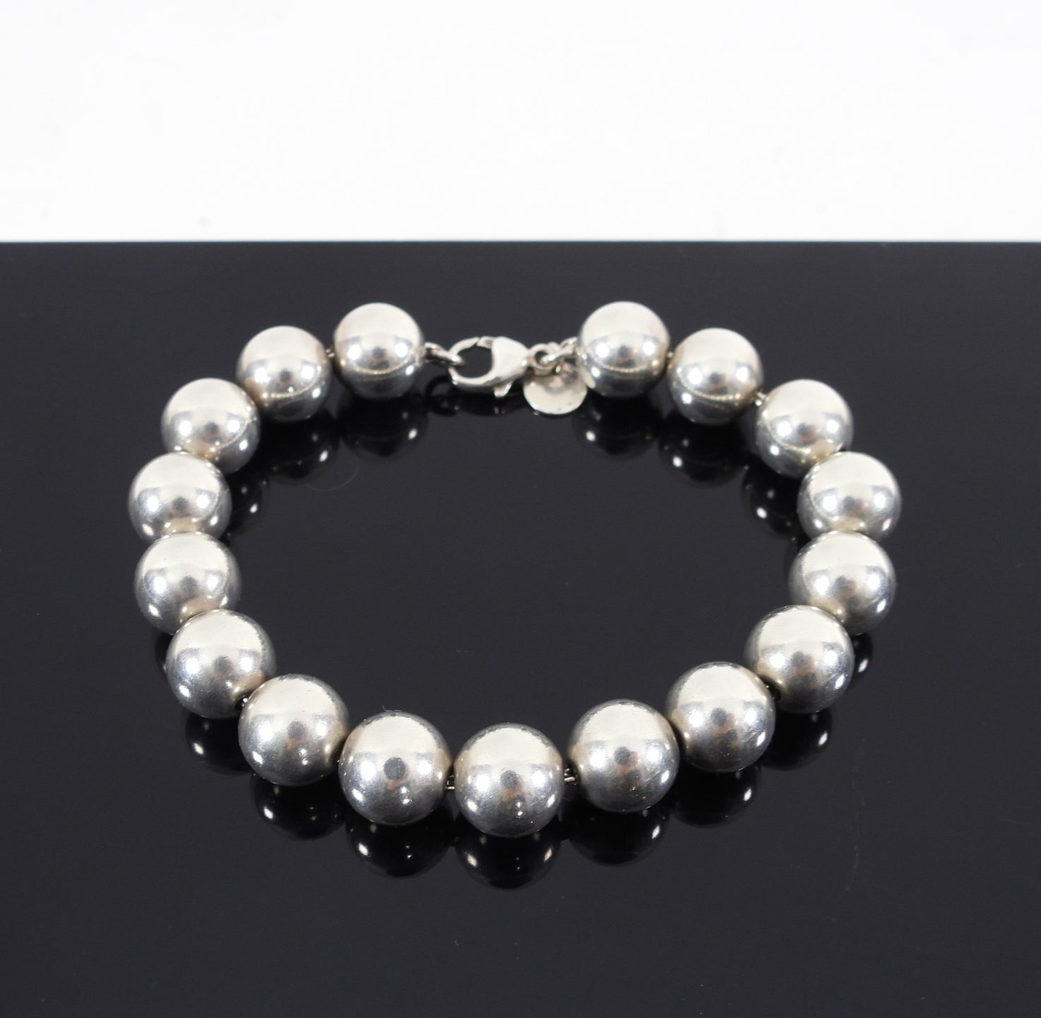 Tiffany Sterling Silver 10mm Ball Bracelet