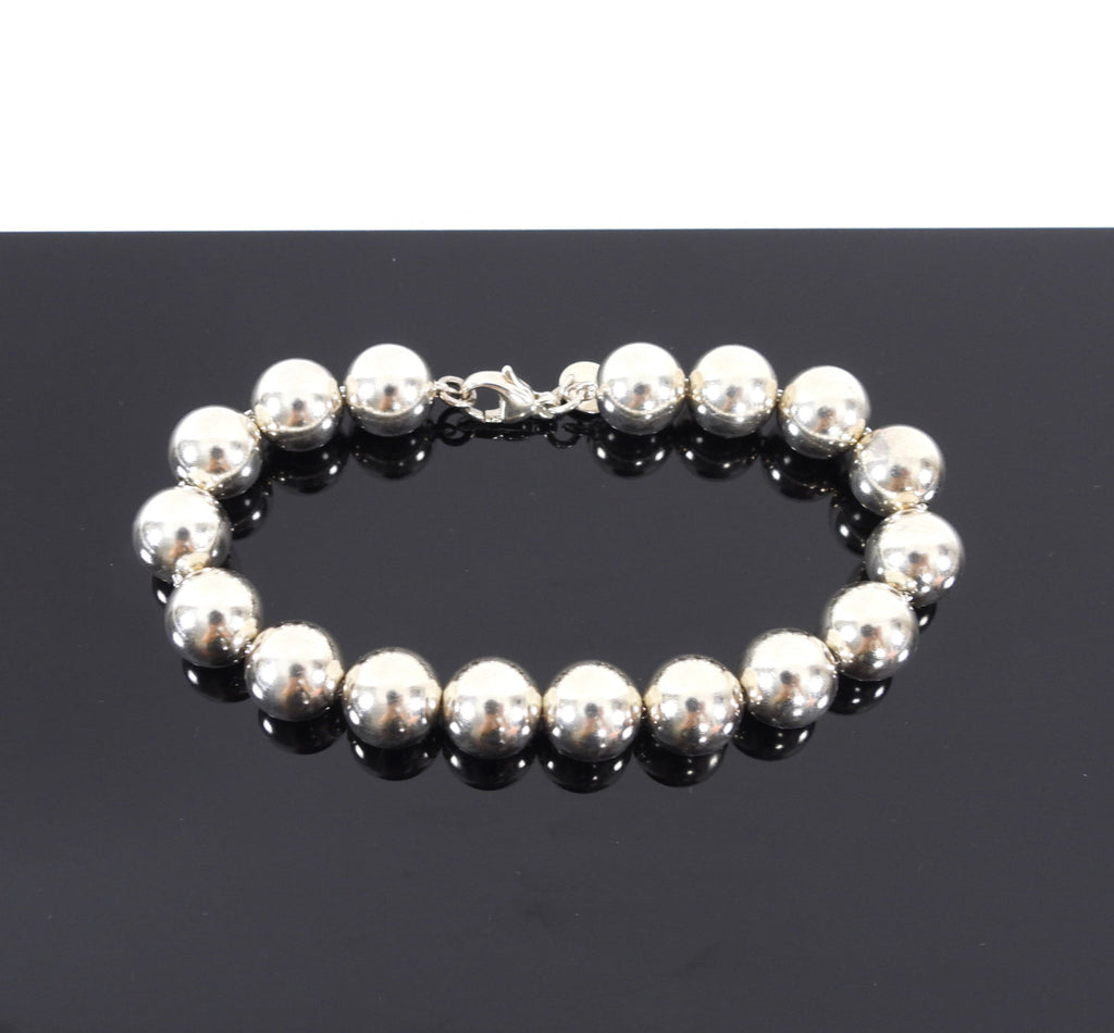 Tiffany & Co.  Sterling 10mm Ball Bracelet
