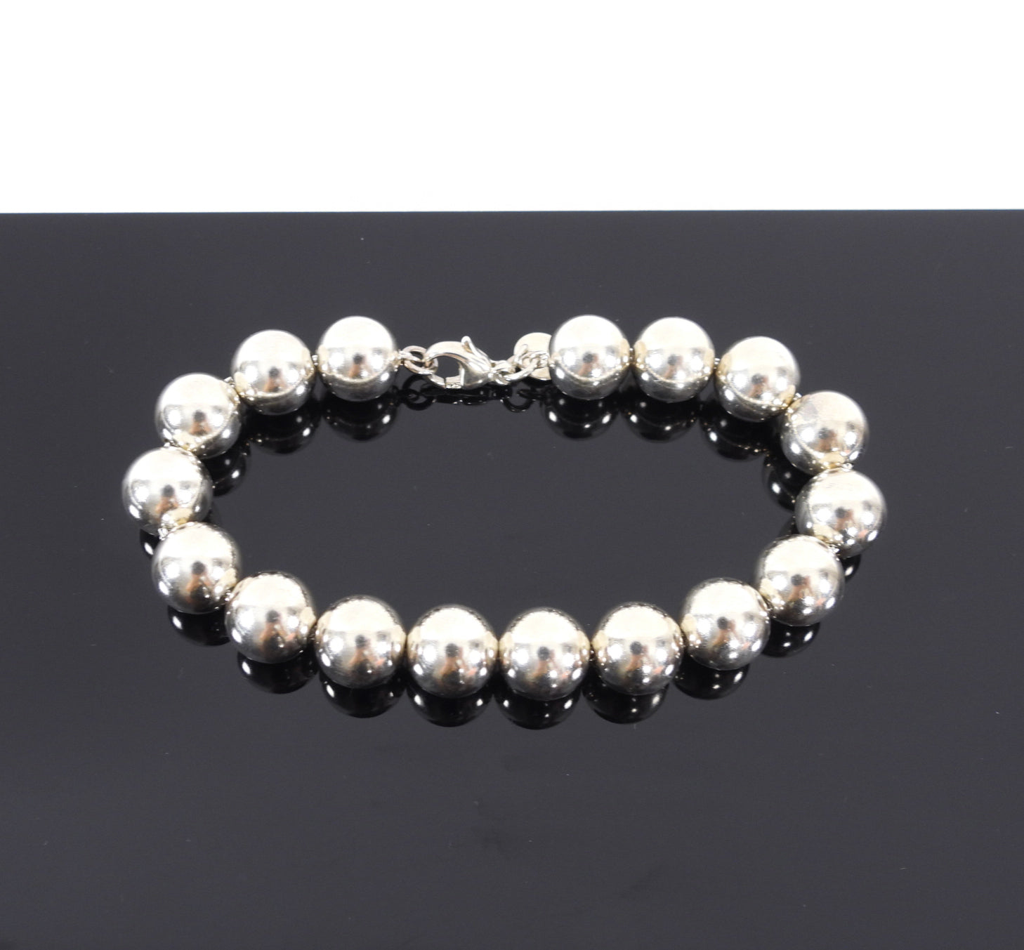 Tiffany & Co.  Sterling 10mm Ball Bracelet