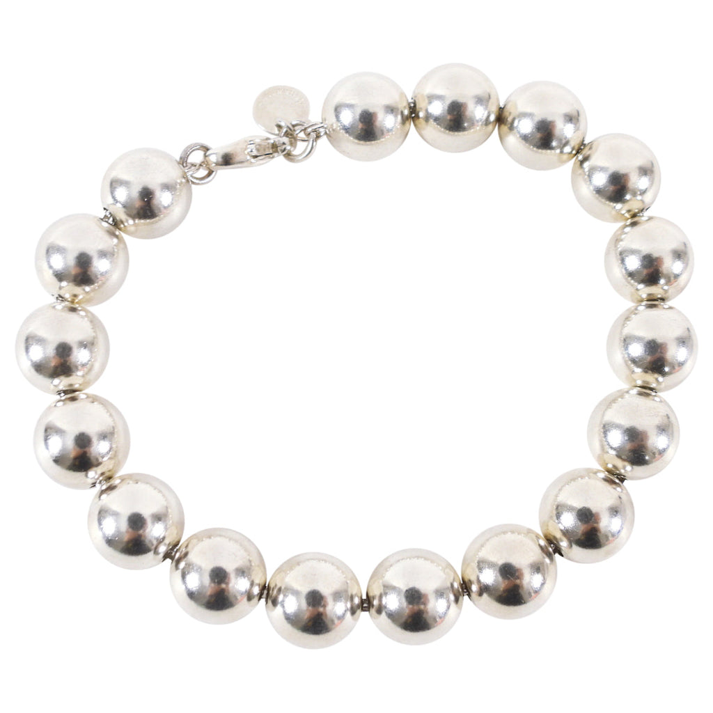Tiffany & Co.  Sterling 10mm Ball Bracelet