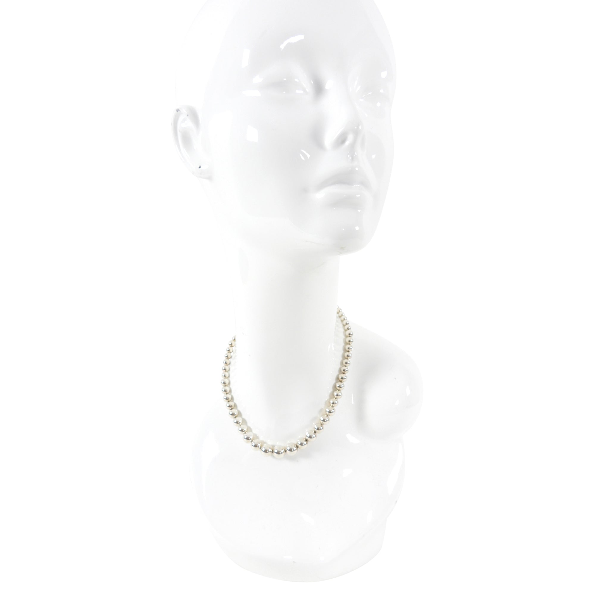 Tiffany & Co.  Sterling Hardwear Graduated Ball Necklace