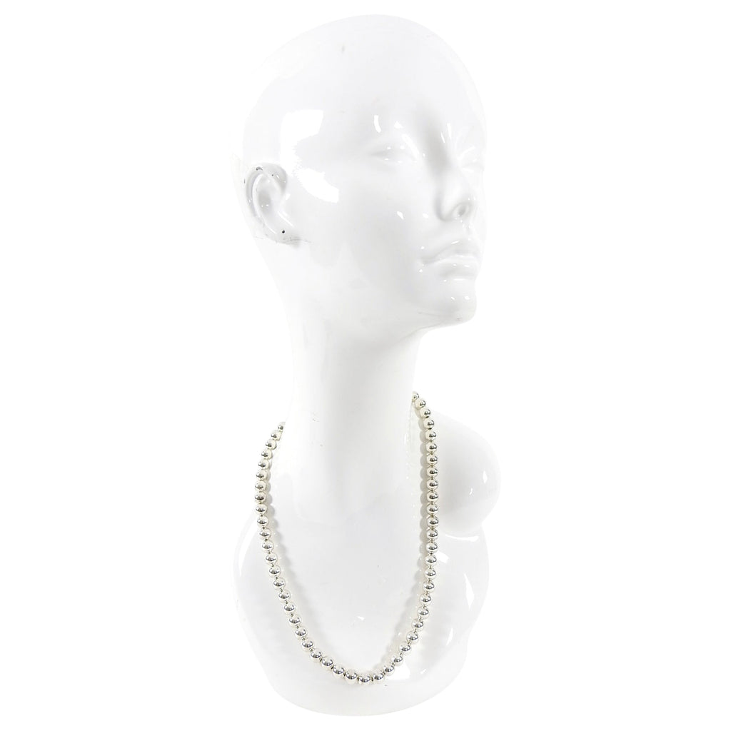 Tiffany and Co. Hardwear Long Sterling Silver Ball Bead Necklace