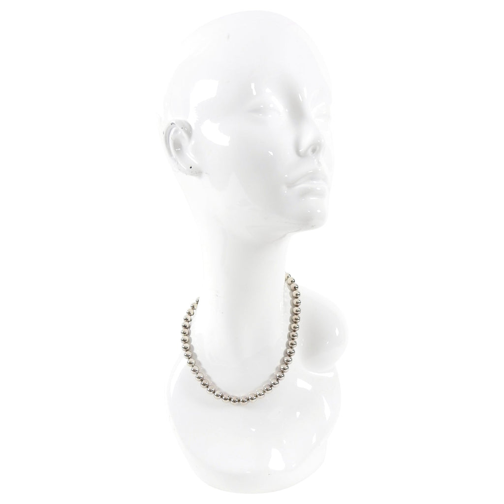 Tiffany and Co. Hardwear Sterling Silver Ball Bead Necklace