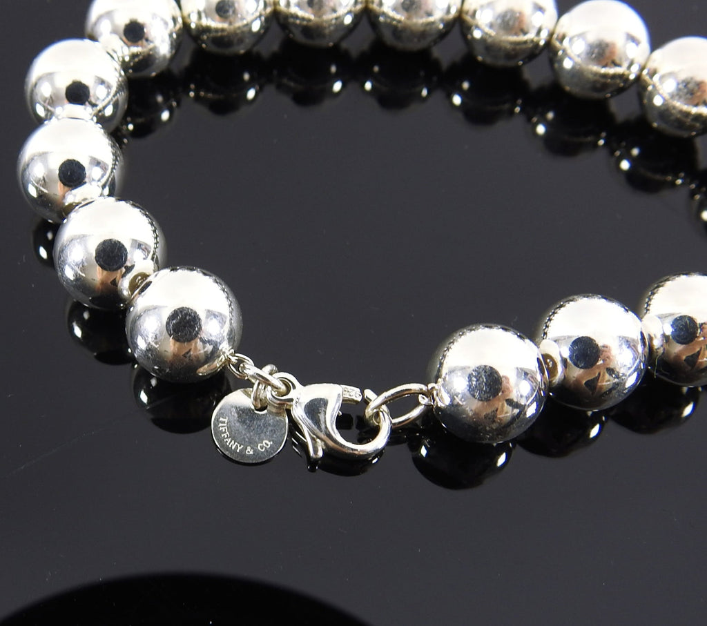 Tiffany and Co Sterling Silver 10mm Ball Bracelet
