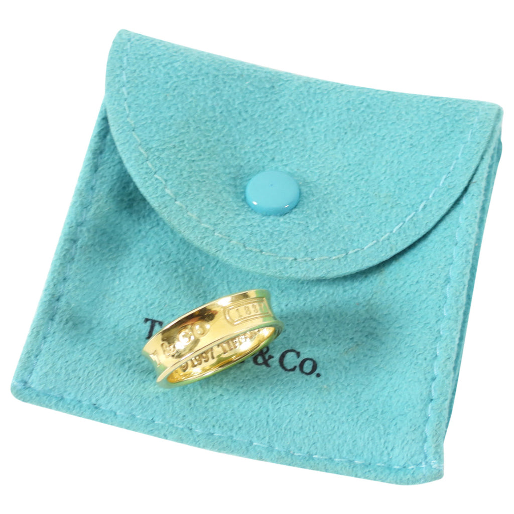 Tiffany 18k Yellow Gold 1837 6mm Band Ring - 7.25