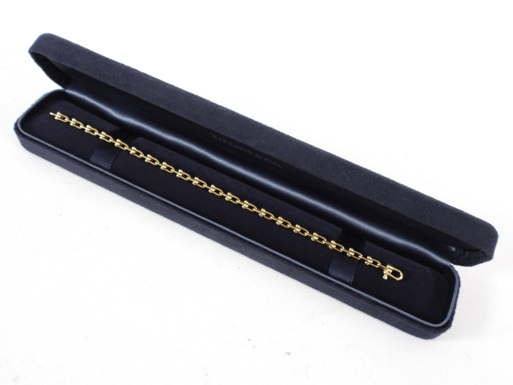 Tiffany & Co. 18k Yellow Gold Hardwear Micro Link Bracelet