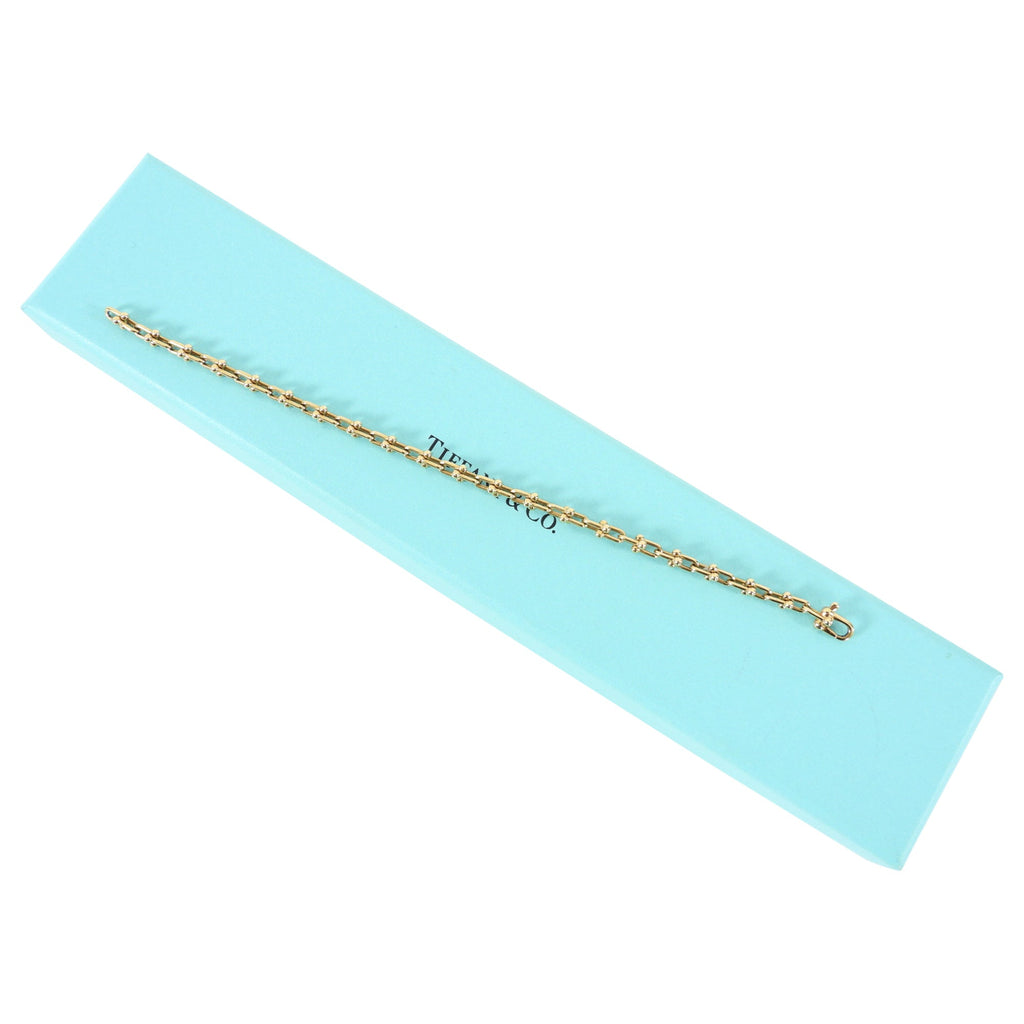 Tiffany & Co. 18k Yellow Gold Hardwear Micro Link Bracelet