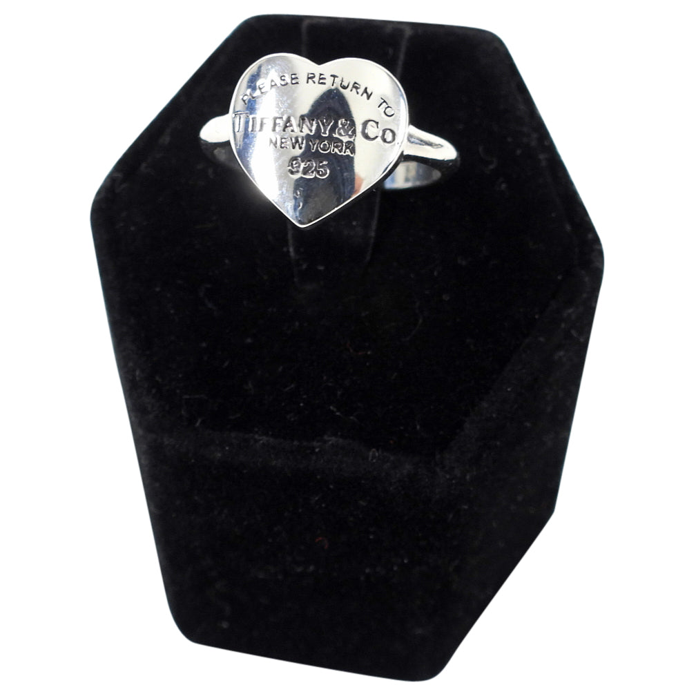 Tiffany & Co. Sterling Silver Return to Heart Ring - 5.75