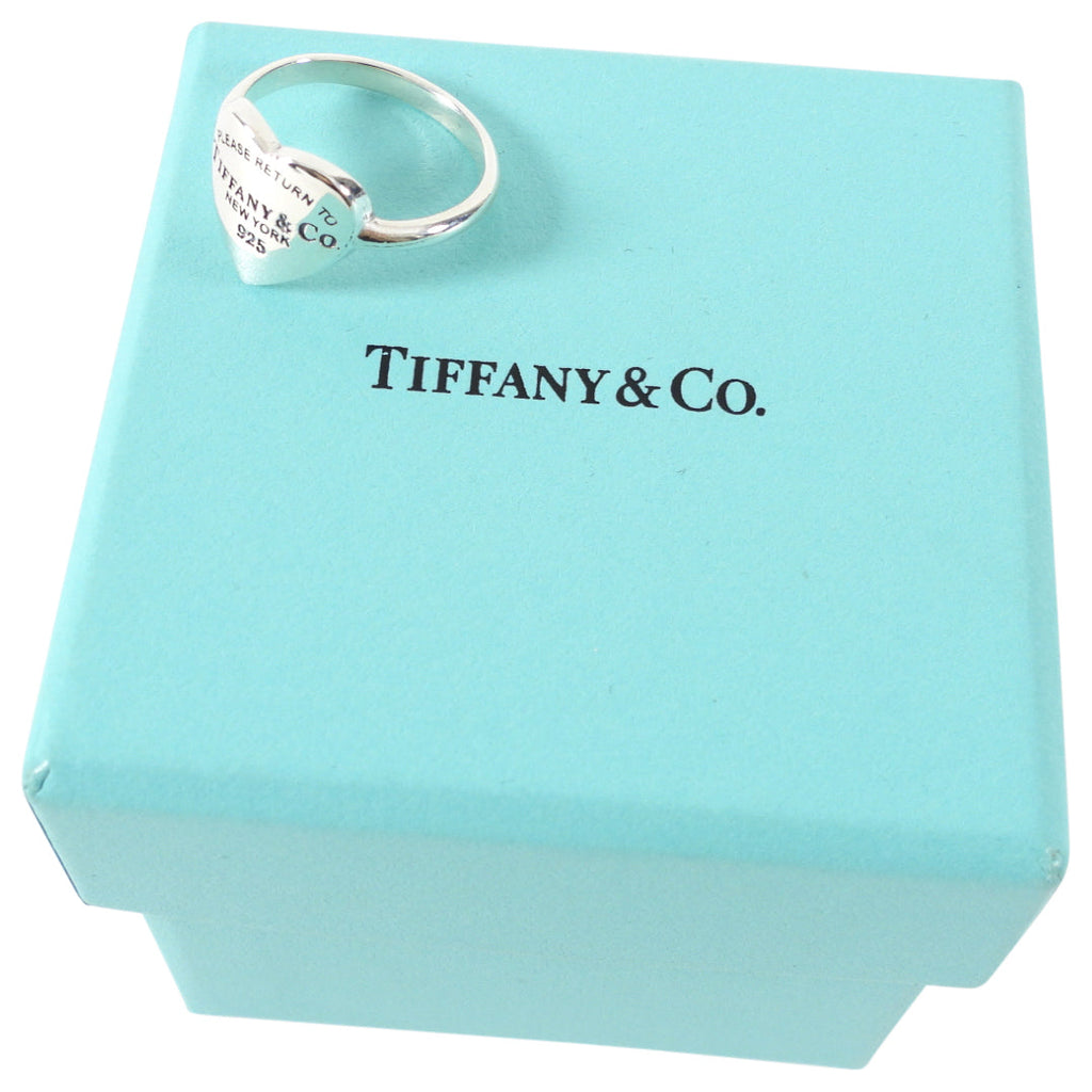 Tiffany & Co. Sterling Silver Return to Heart Ring - 5.75