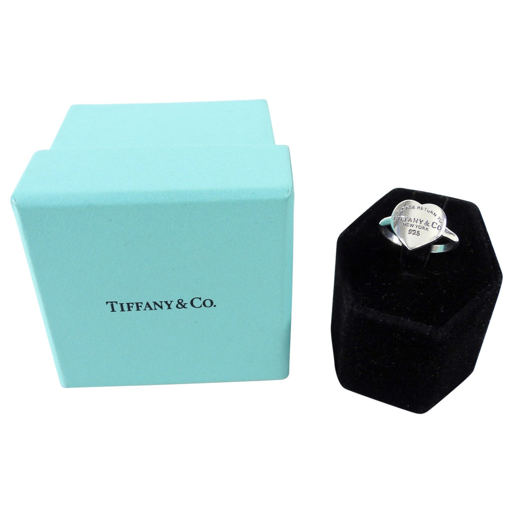 Tiffany & Co. Sterling Silver Return to Heart Ring - 5.75