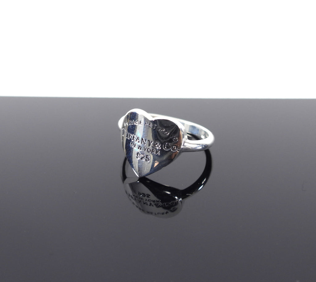 Tiffany & Co. Sterling Silver Return to Heart Ring - 5.75