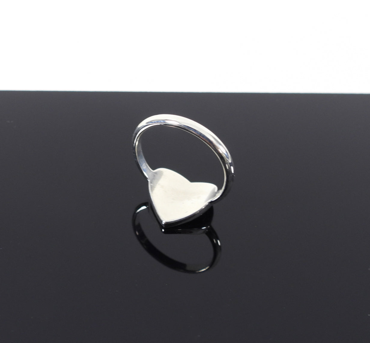 Tiffany & Co. Sterling Silver Return to Heart Ring - 5.75