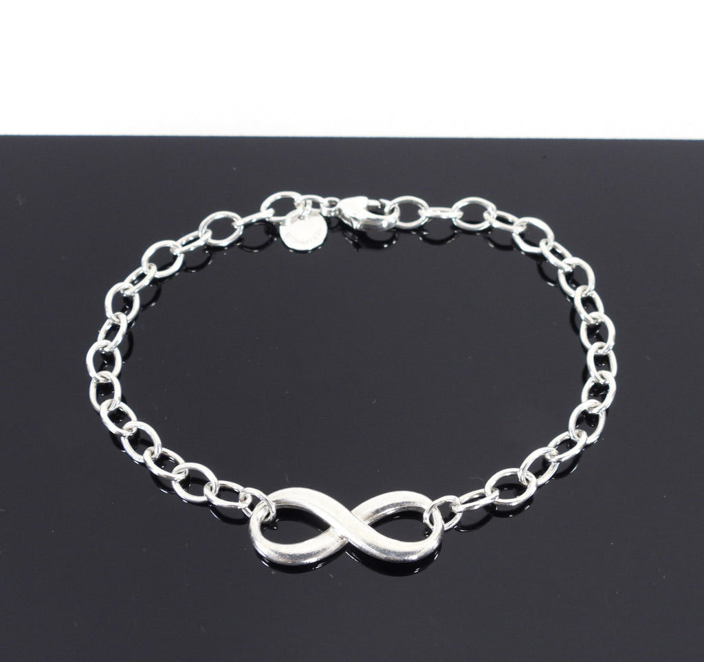 Tiffany and Co.  Sterling Silver Infinity Bracelet