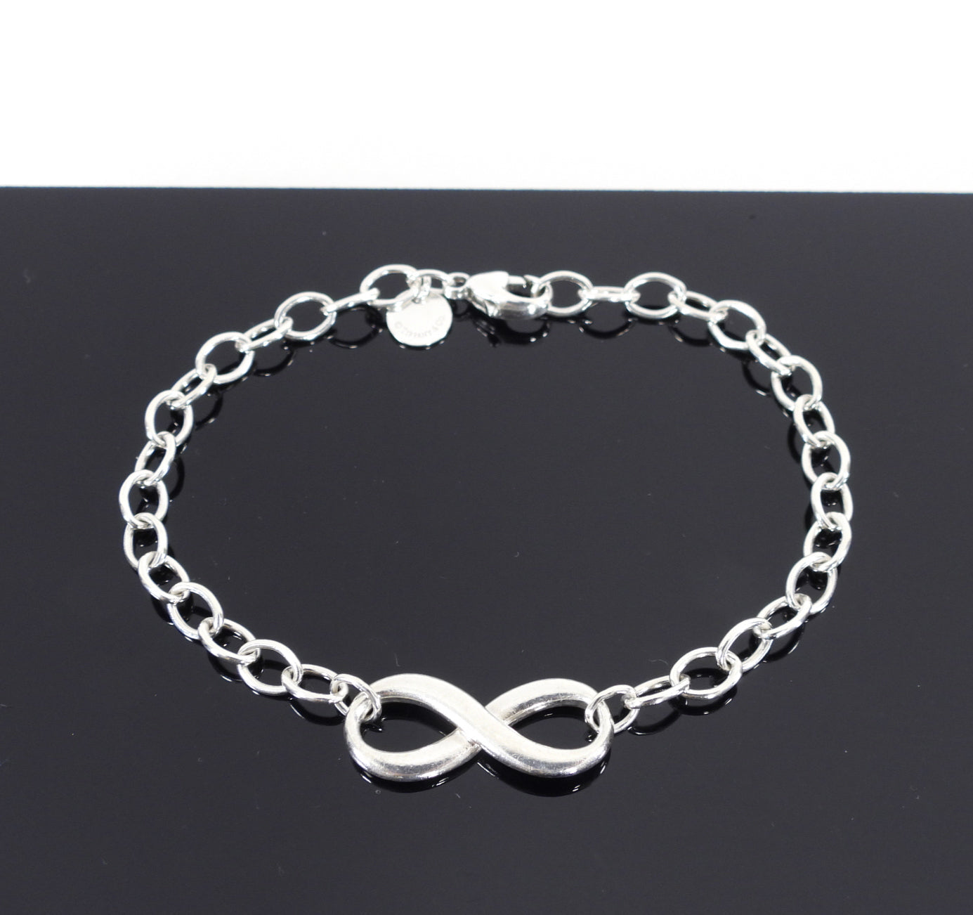 Tiffany and Co.  Sterling Silver Infinity Bracelet