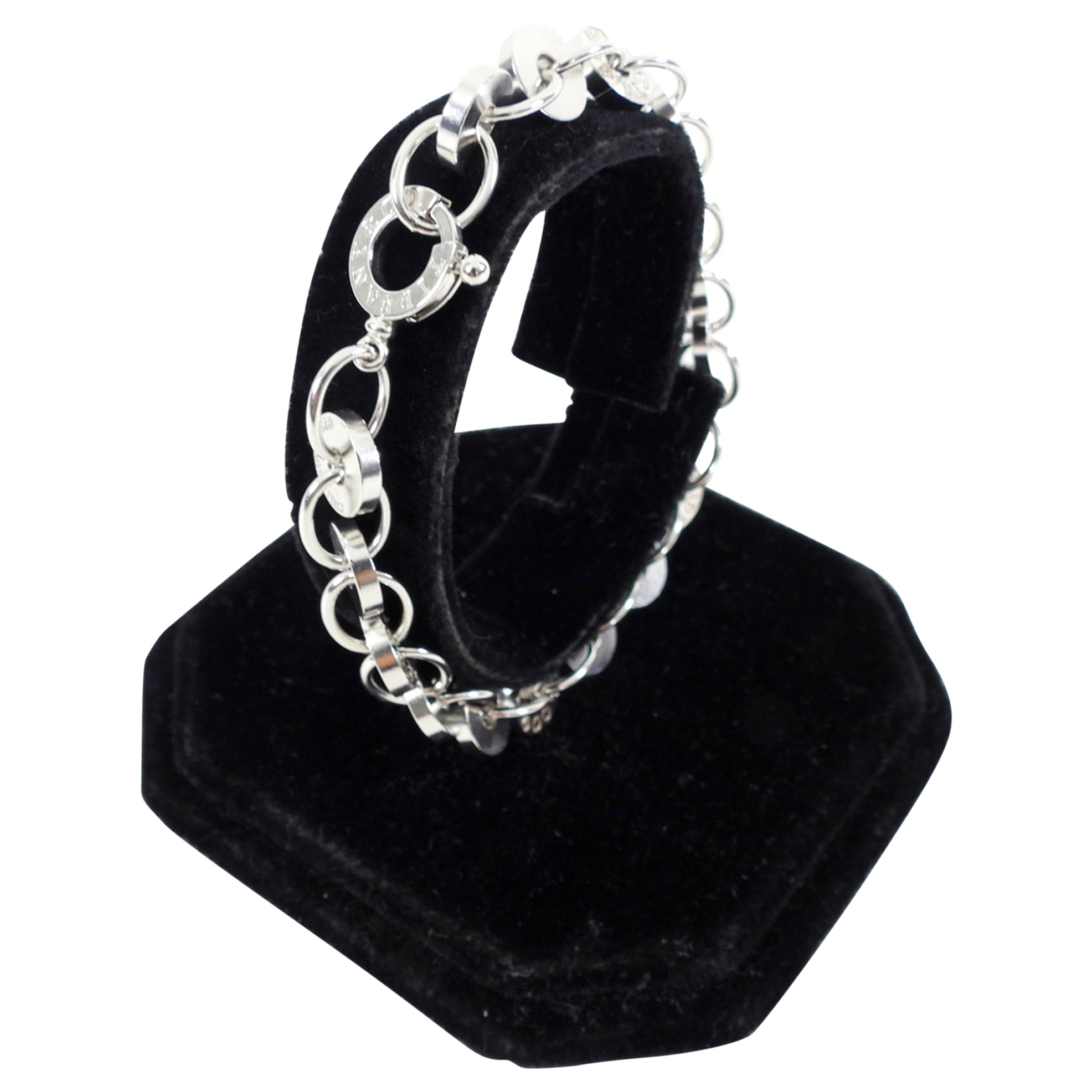 Tiffany & Co.  Sterling Silver 1837 Circle Links Bracelet