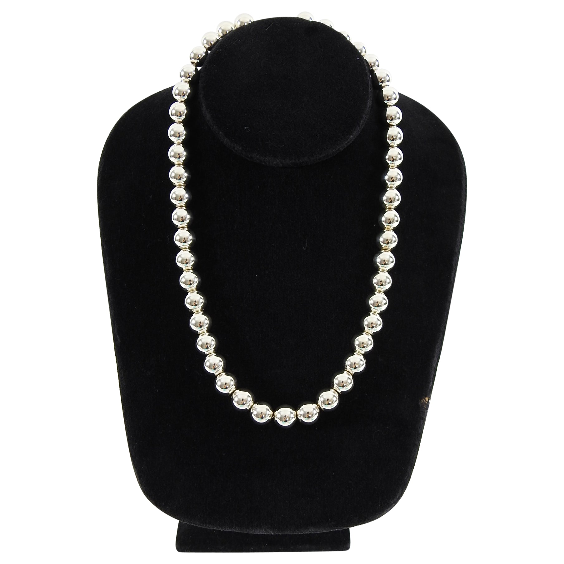 Tiffany and Co Sterling Silver Hardwear Ball Necklace