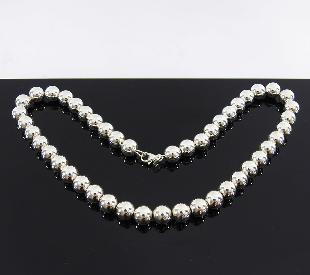 Tiffany and Co Sterling Silver Hardwear Ball Necklace
