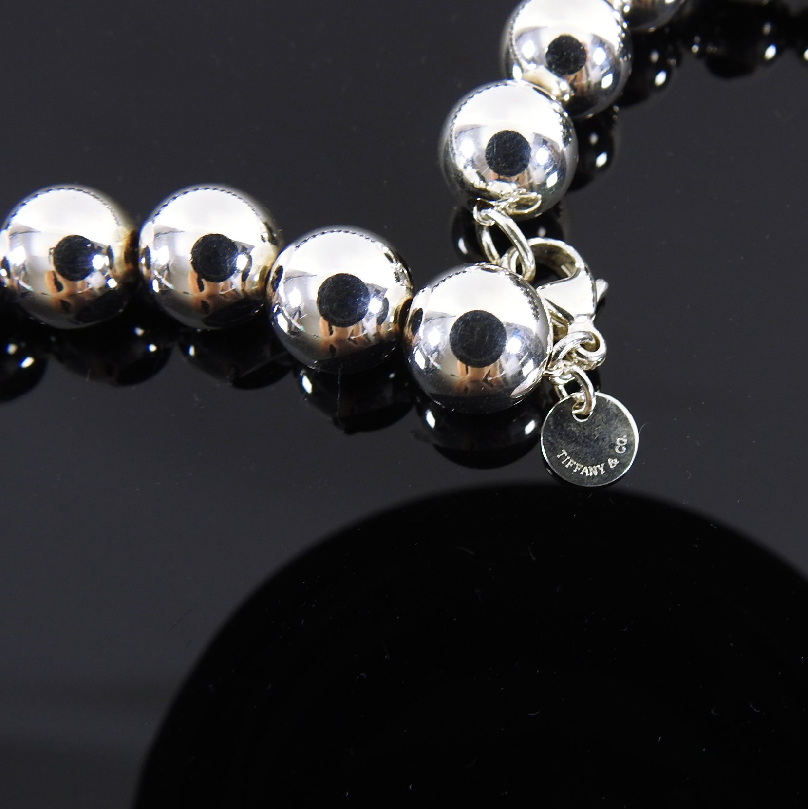 Tiffany and Co Sterling Silver Hardwear Ball Necklace