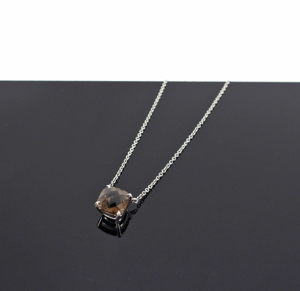 Tiffany & Co. Smoky Topaz Sparklers Pendant Necklace
