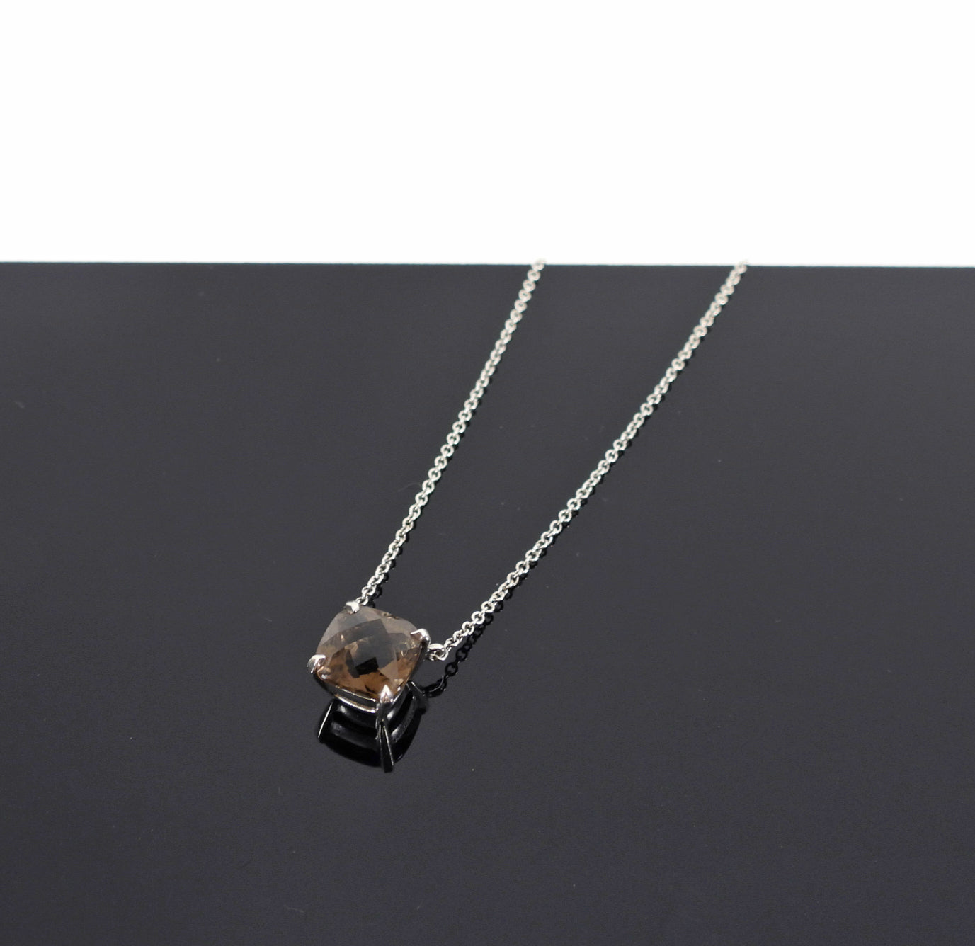 Tiffany & Co. Smoky Topaz Sparklers Pendant Necklace