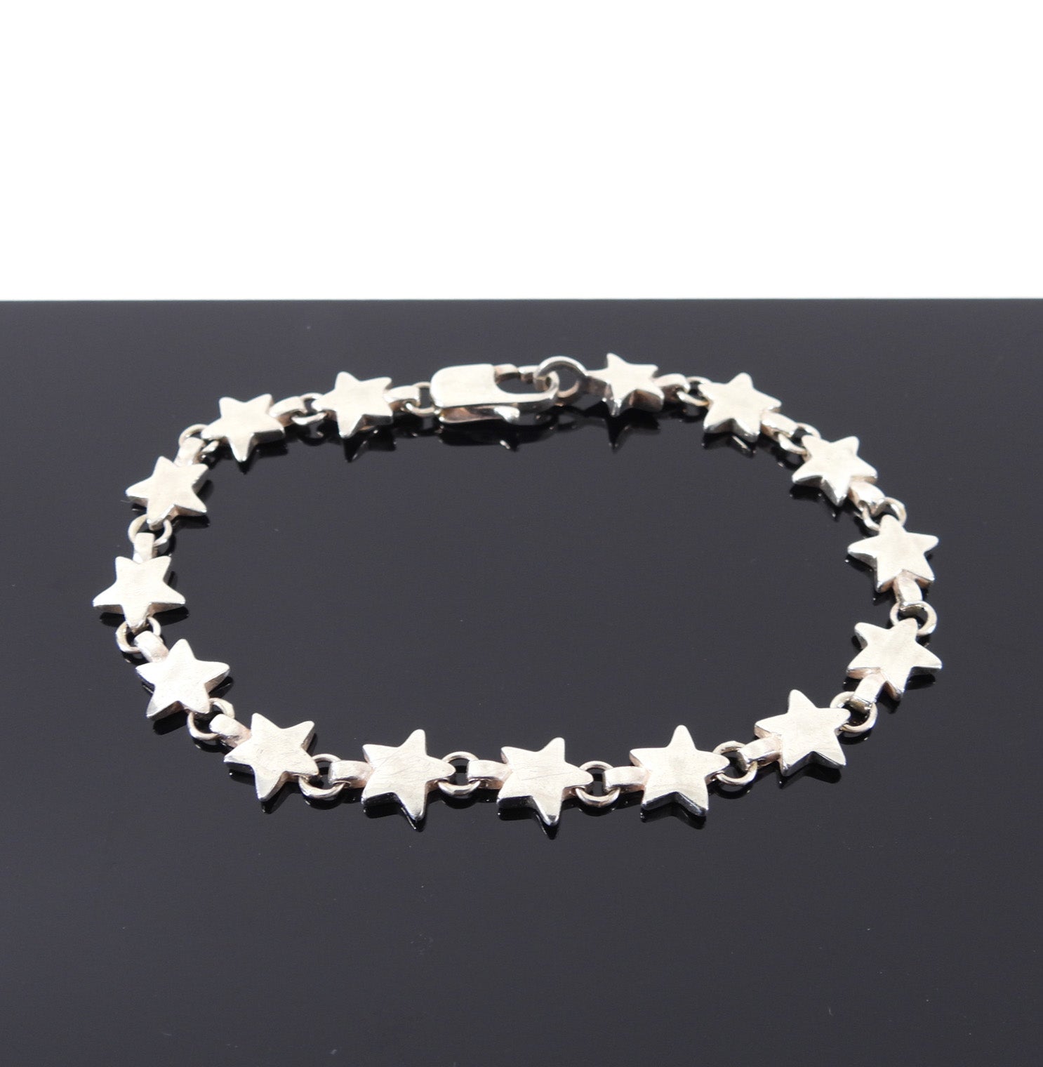 Tiffany and Co.  Vintage Sterling Silver Star Bracelet