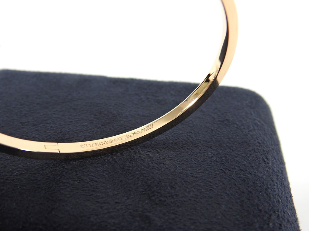 Tiffany 2020 18k Rose Gold T1 Narrow Bracelet