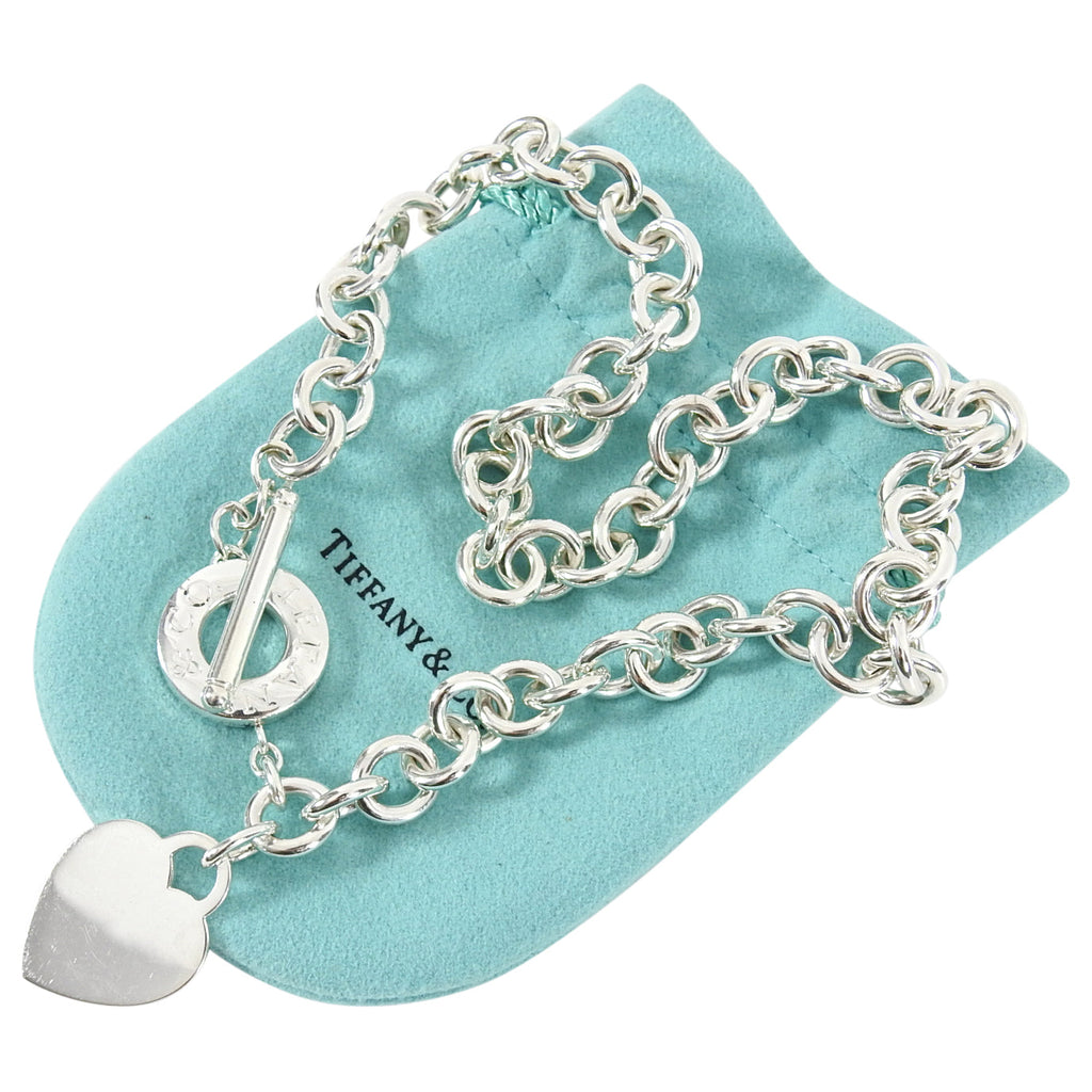 Tiffany and Co. Sterling Silver Toggle Necklace