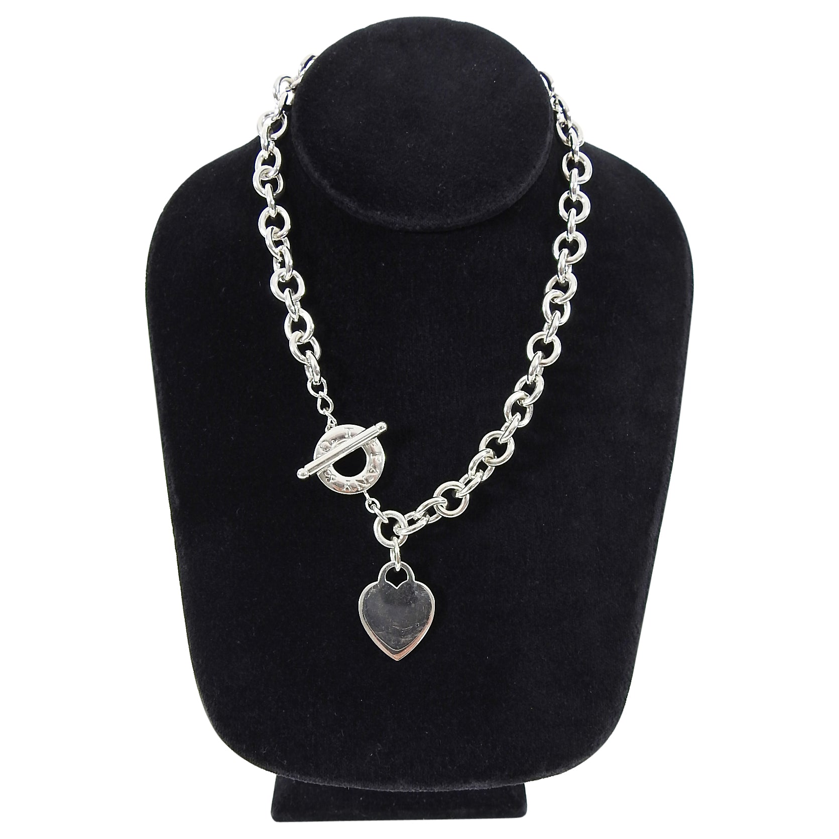 Tiffany and Co. Sterling Silver Toggle Necklace