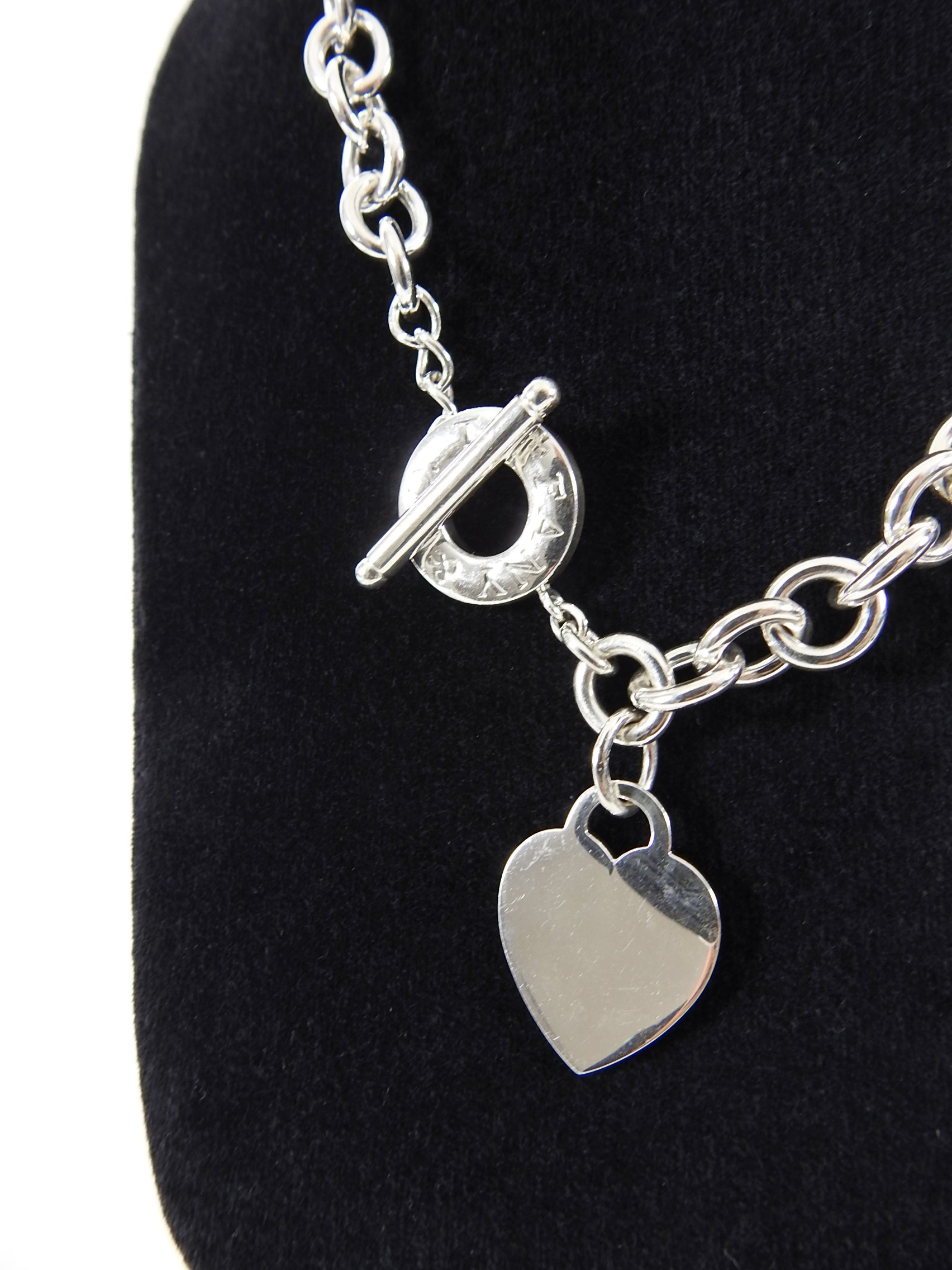 Tiffany and Co. Sterling Silver Toggle Necklace