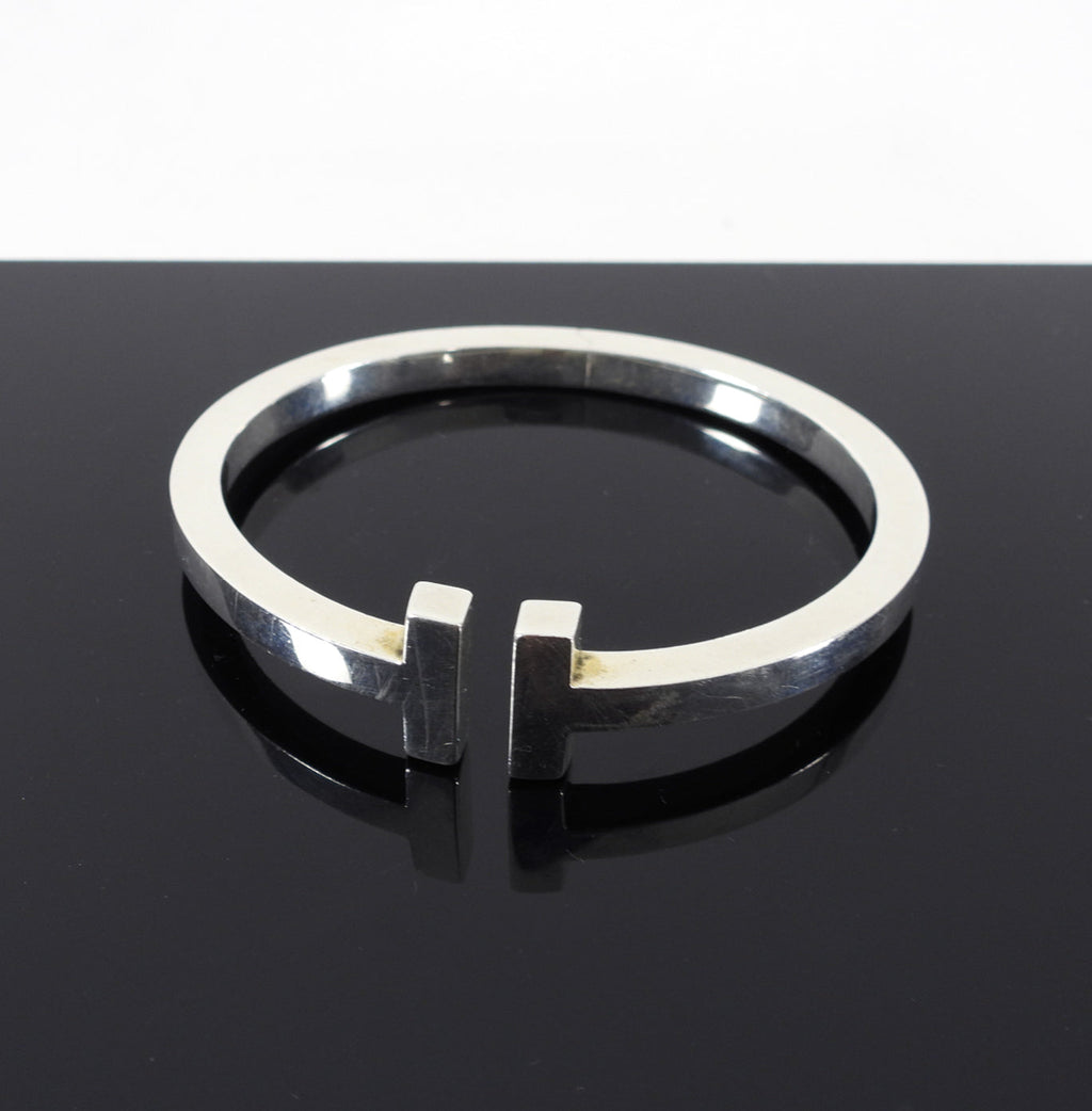 Tiffany T Square Sterling Silver Bracelet